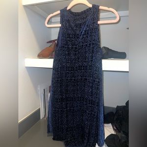 Beautiful blue patterned dress